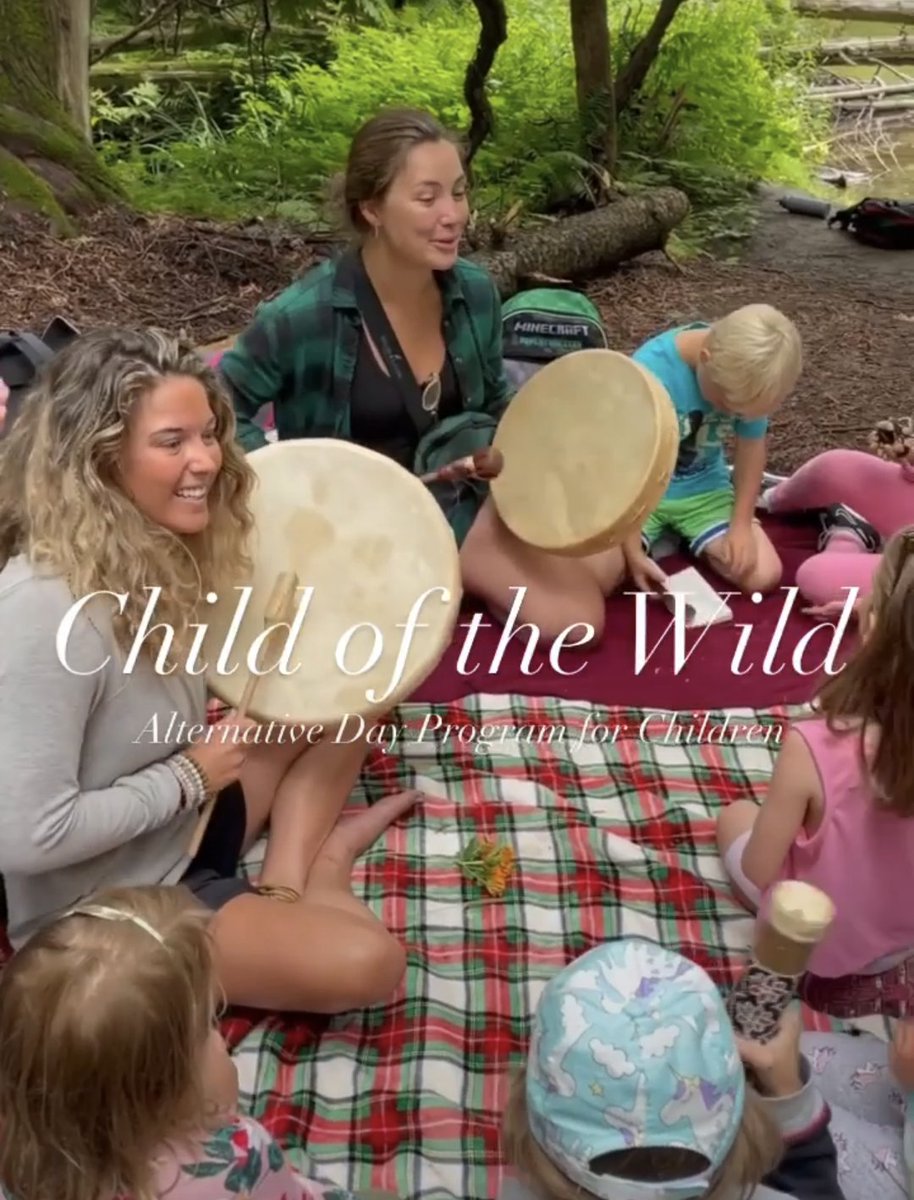 Hayden_King's tweet photo. Are there worse offenders in the misappropriation game than forest schools? My daughter was sent material for "Child of the Wild", which is unapologetic about being anti-Indigenous (I asked). Is anyone writing about this trend? And/or how do you stop these people? https://t.co/xqT0FR2WCT