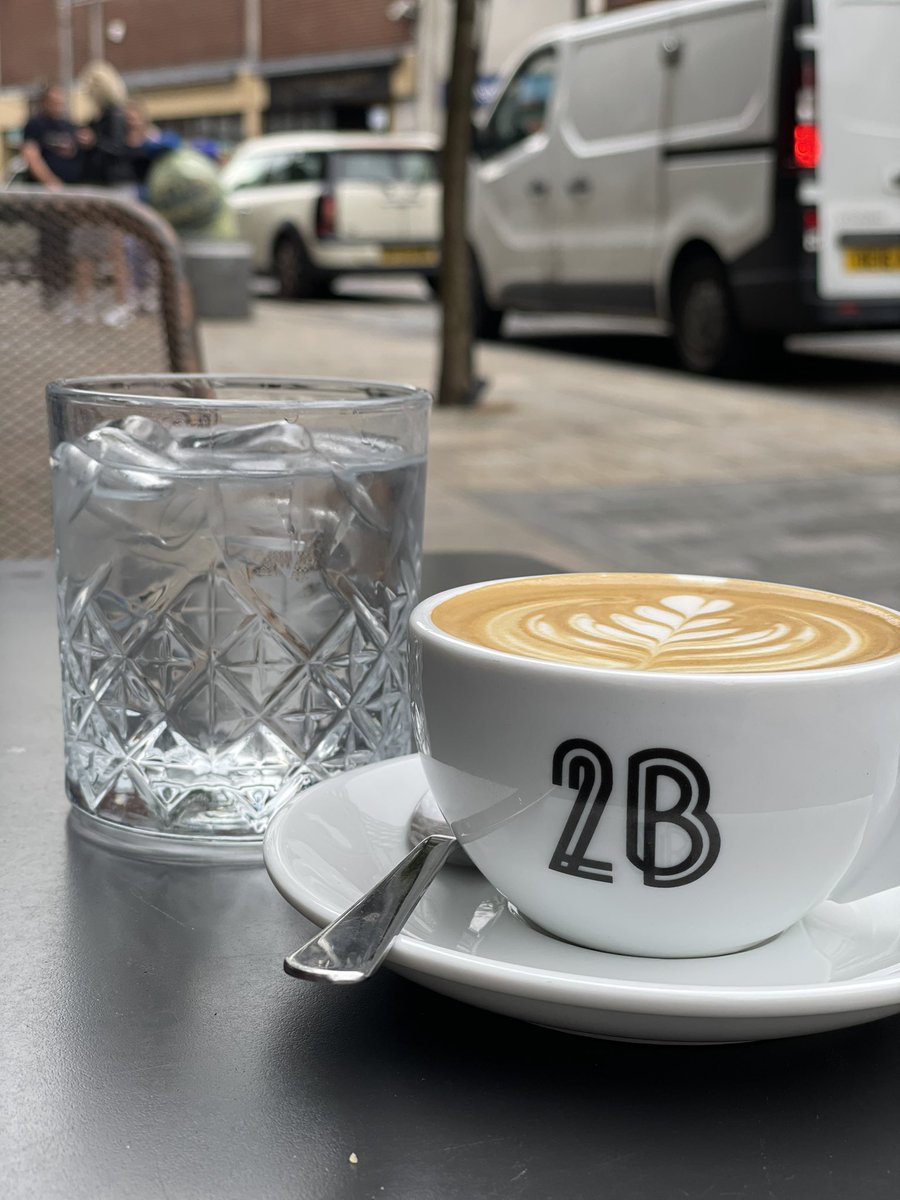 And a perfect flat white at <a href="/2BTwoBrothers/">Two Brothers Coffee</a> as usual.