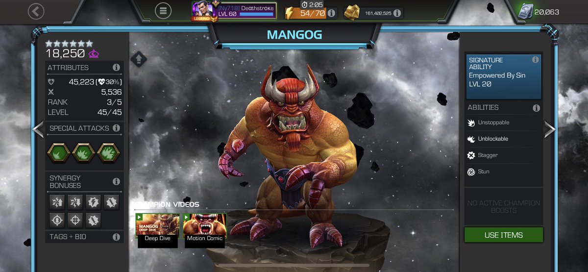 Tell me your ready for BGs without telling me your ready. New R3 😈 <a href="/MarvelChampions/">Marvel Contest of Champions</a>