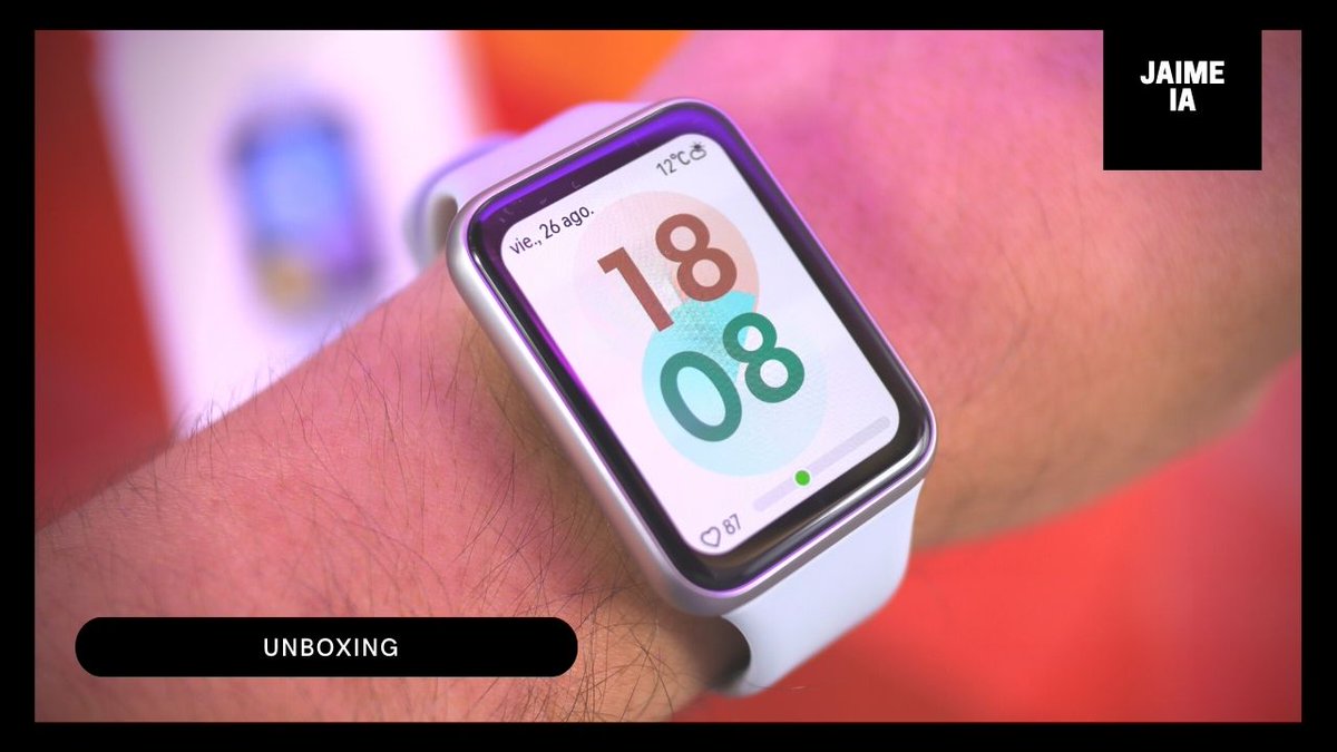 JaimeIA3's tweet photo. Huawei Watch fit 2  unboxing | Jaime IA https://t.co/9K0ZBMF9Xj a través de @YouTube https://t.co/xBNPUvvsl9