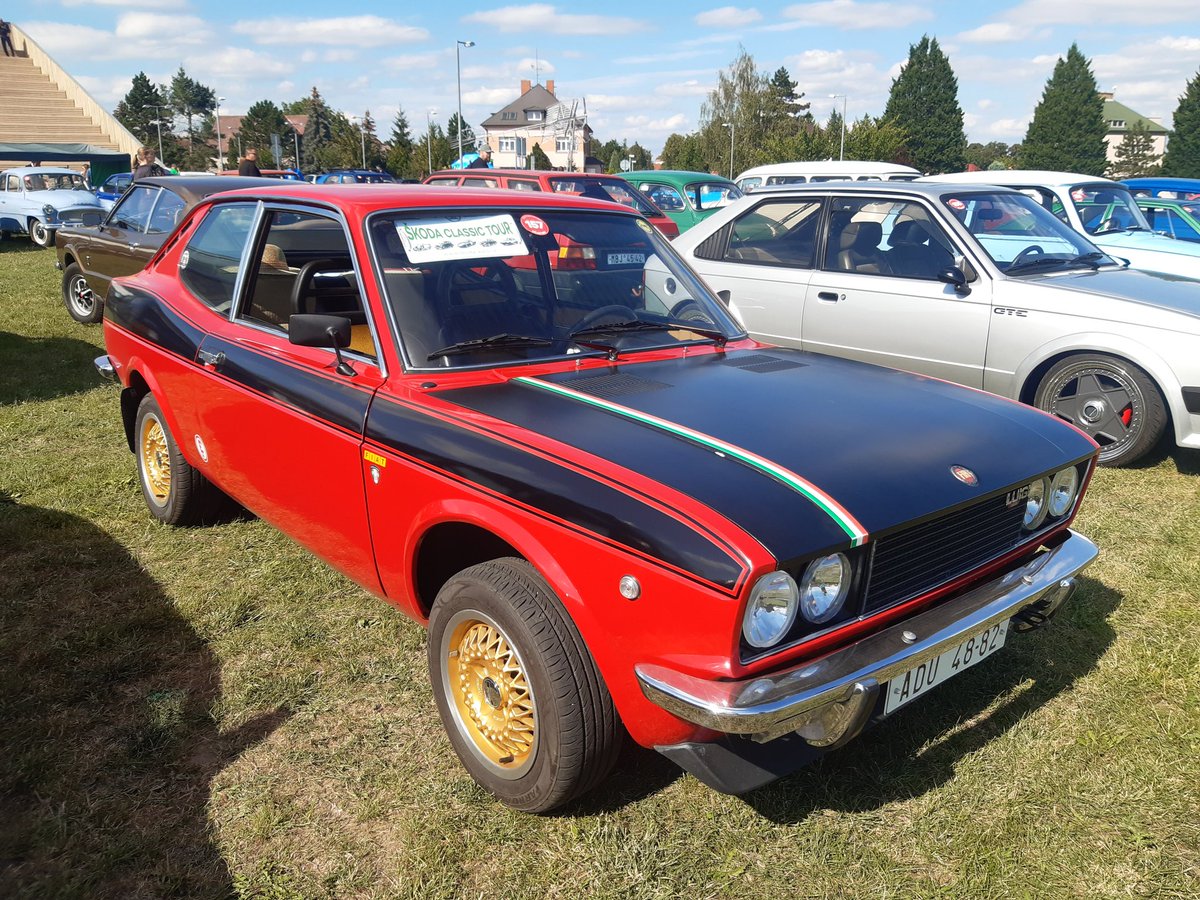 ONDREJ_LANIK's tweet photo. Italian design at ŠKODA Classic Tour 2022. https://t.co/Vg8nVEtlqA