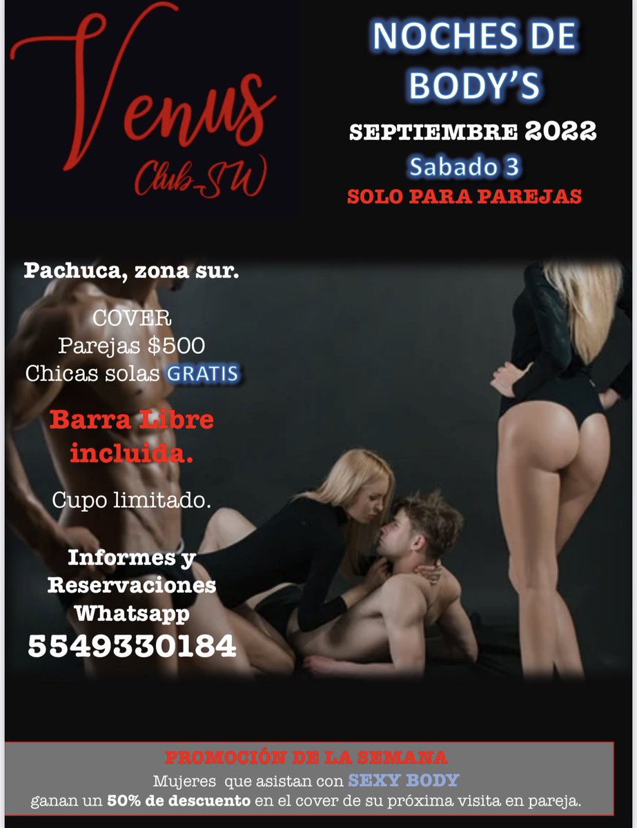 VenusClubSW2's tweet photo. 💜Listos para nuestro evento de hoy, Exclusivo para Parejas!
Los esperamos a partir de las 9 pm 💜 https://t.co/PmXdZGSCQH