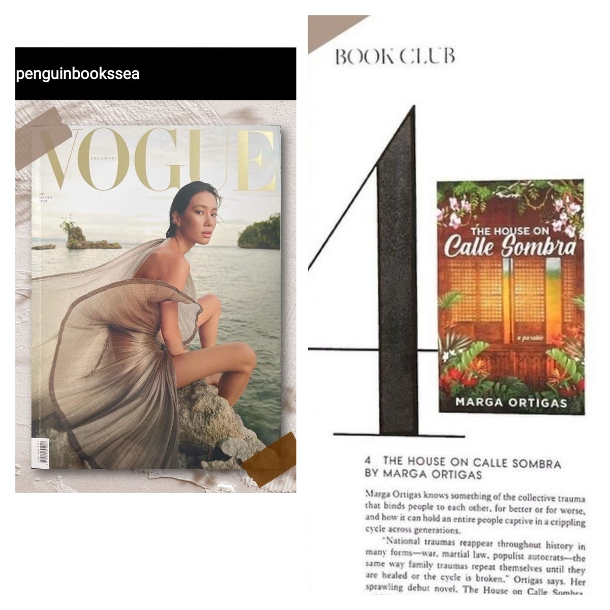 margaortigas's tweet photo. Calle Sombra. In the first edition of #VoguePhilippines!! 🙏🏼 #fiction #BookBoost #BookTwitter #Writers #ReadingCommunity #TheHouseOnCalleSombra #TropicalGothic #LatinAsian https://t.co/MyLddh93Cc
