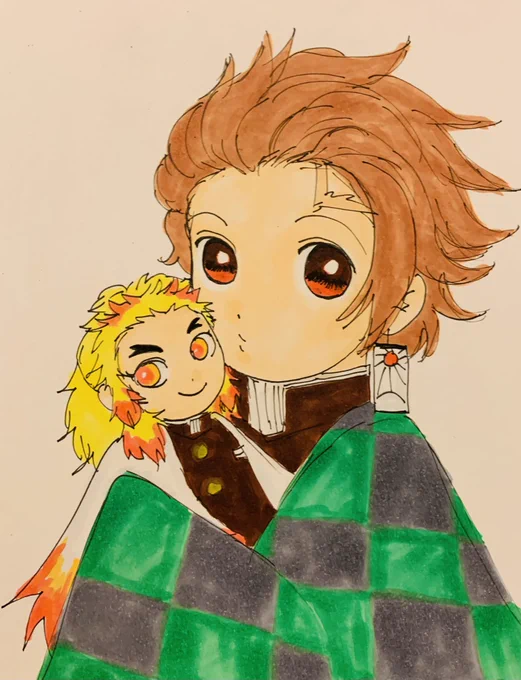 #ひらいて赤ブー 滅の煉獄杏寿郎×竈門炭治郎烈火の想いを君に微力ながら…|ू・ω・` )応援してます〜 