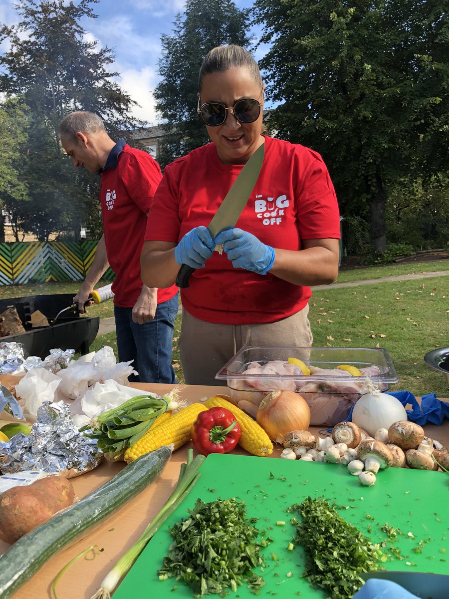 thebigcookoff's tweet photo. Countdown to tomorrow’s #thebigcookoff has begun.  We can’t wait to see what cooking skills the community bring to the table. Here are some highlights of the event from 2019 and the winning Curve team  #BCO https://t.co/PvWWmLRRAd