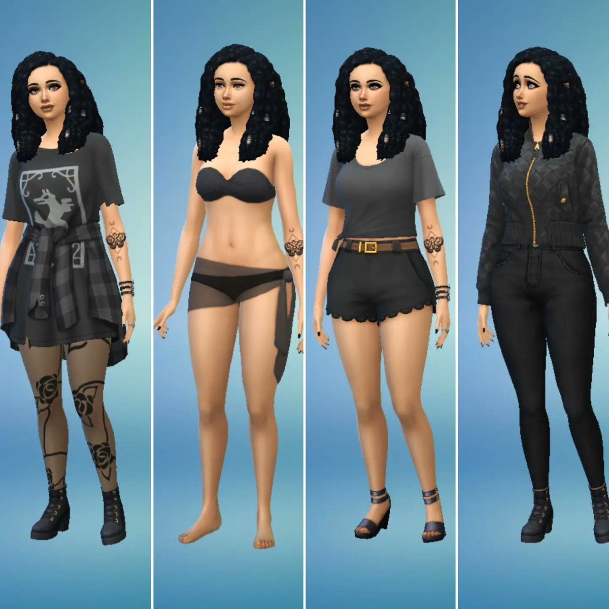 SimsByKirby's tweet photo. She's cool, cute and quirky! With a splash of baby goth and social anxiety.

Gallery ID: SimsByKirby

#Sims4 #TheSims4  #sims4cas #sims4nocc #sims4nocccas #sims4teen #ShowUsYourSims  #sims4highschoolyears https://t.co/uZ3AomK00s