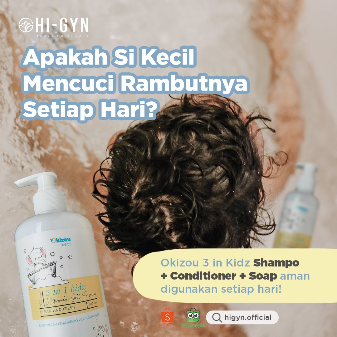 Hi_Gyn's tweet photo. Dibuat dengan formula yang aman bagi anak - anak, sehingga tidak masalah kalau digunakan setiap hari di kulit kepala yang sensiti fsekalipun. 

Dengan Okizou, Si Kecil pasti #HappyMandiSendiri! #sabunanak #sampoanak #Okizou3in1kidz https://t.co/7BltQxQZMV
