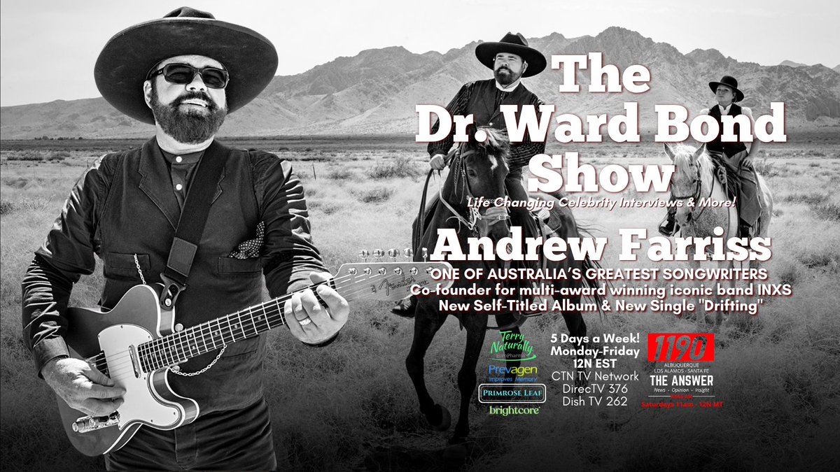 <a href="/Andrew_Farriss/">Andrew Farriss</a> shares his new album &amp; single 'Drifting' and we talk music, the industry, music production and more! A great watch &amp; listen for every singer, songwriter &amp; fan! bit.ly/3yIatGQ #singersongwriter #musician #newalbum #newrelease