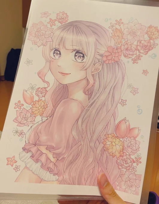 従妹が描いた絵を貰ったのです・・・いやマジで今の高校生ってすげーよな!!!! 