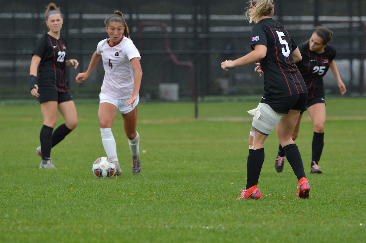 IUPedu's tweet photo. Let's go Hawks! IUP Women's Soccer has its first home game tonight against Gannon. See you at 1PM at the South Campus Field! ⚽ #LifeatIUP https://t.co/h1pYGTAf3K
