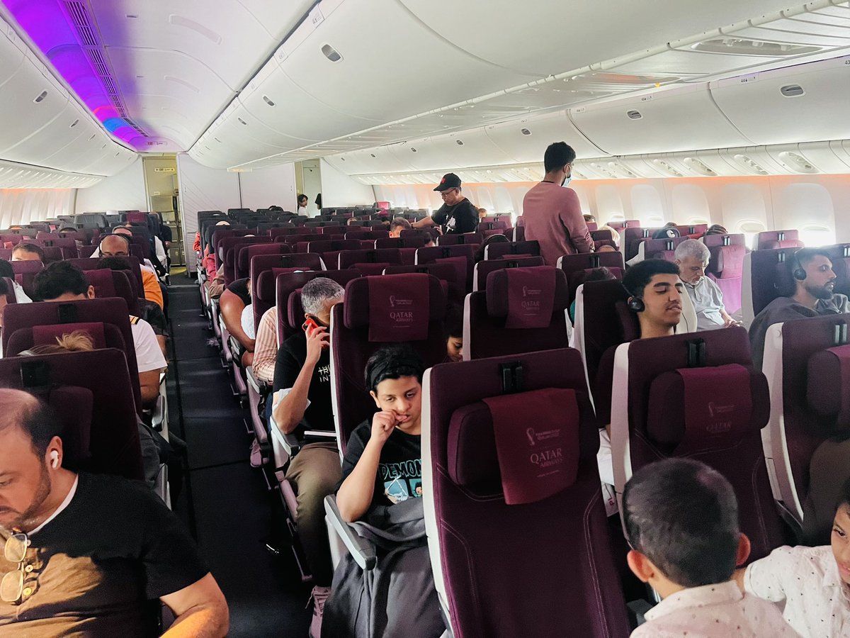 zoyaaltaf's tweet photo. We are waiting for flight to start since last 4 hours ..Istanbul to Doha ..
Kids crying , old age people have difficulty breathing :/ @qatarairways https://t.co/bioa2hMpSj