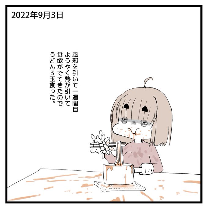 2022-09-03
体調が悪いときはチルド麺を卵とめんつゆで煮込んだやつ食いたくなりますね 