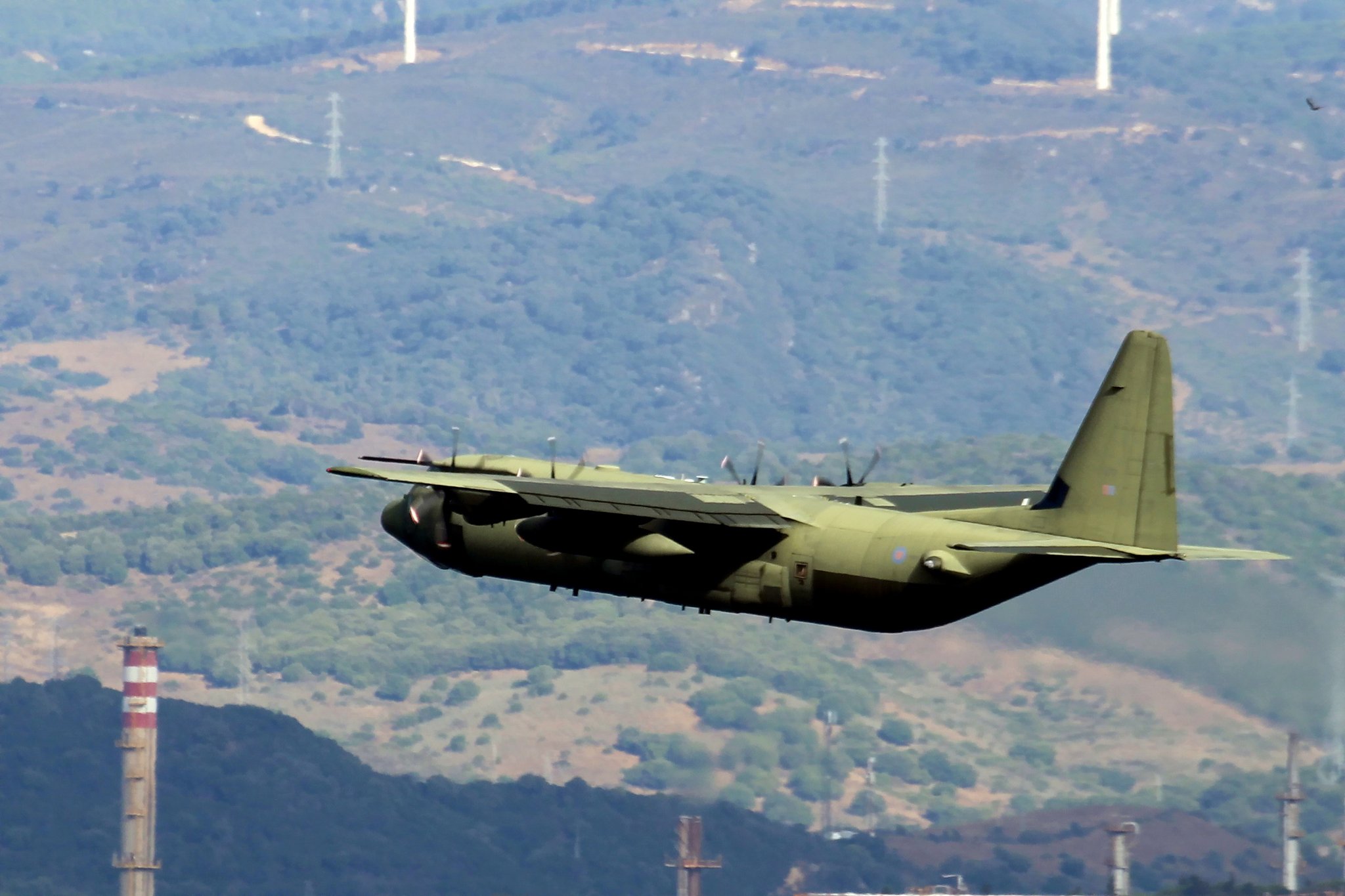 Michael J Sanchez on Twitter "RAF C130J Hercules departing from