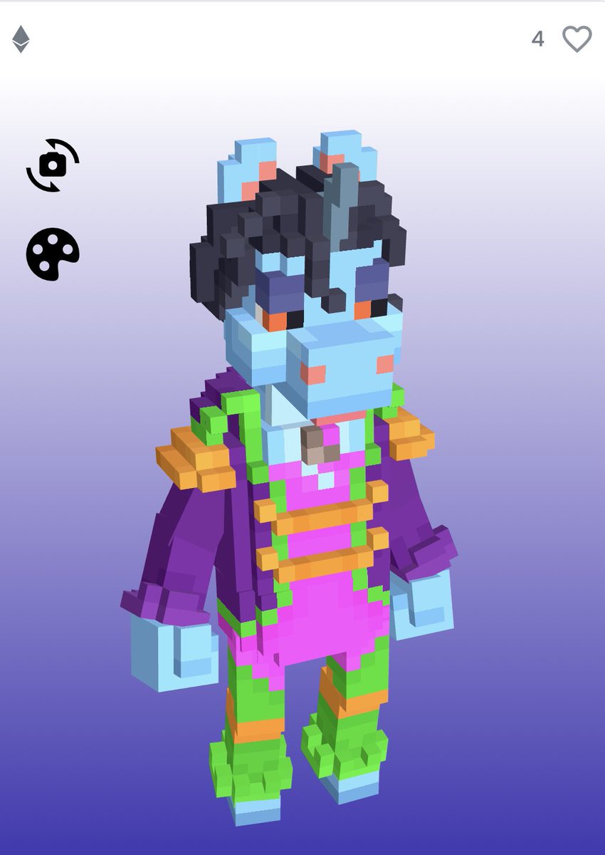 firstmoonstone's tweet photo. @U_UnicornsNFT @TheSandboxGame Some of my baby @U_UnicornsNFT baby voxels, I bet you know already my favorites @ryanthw 💕 https://t.co/iLaI1HZJbb