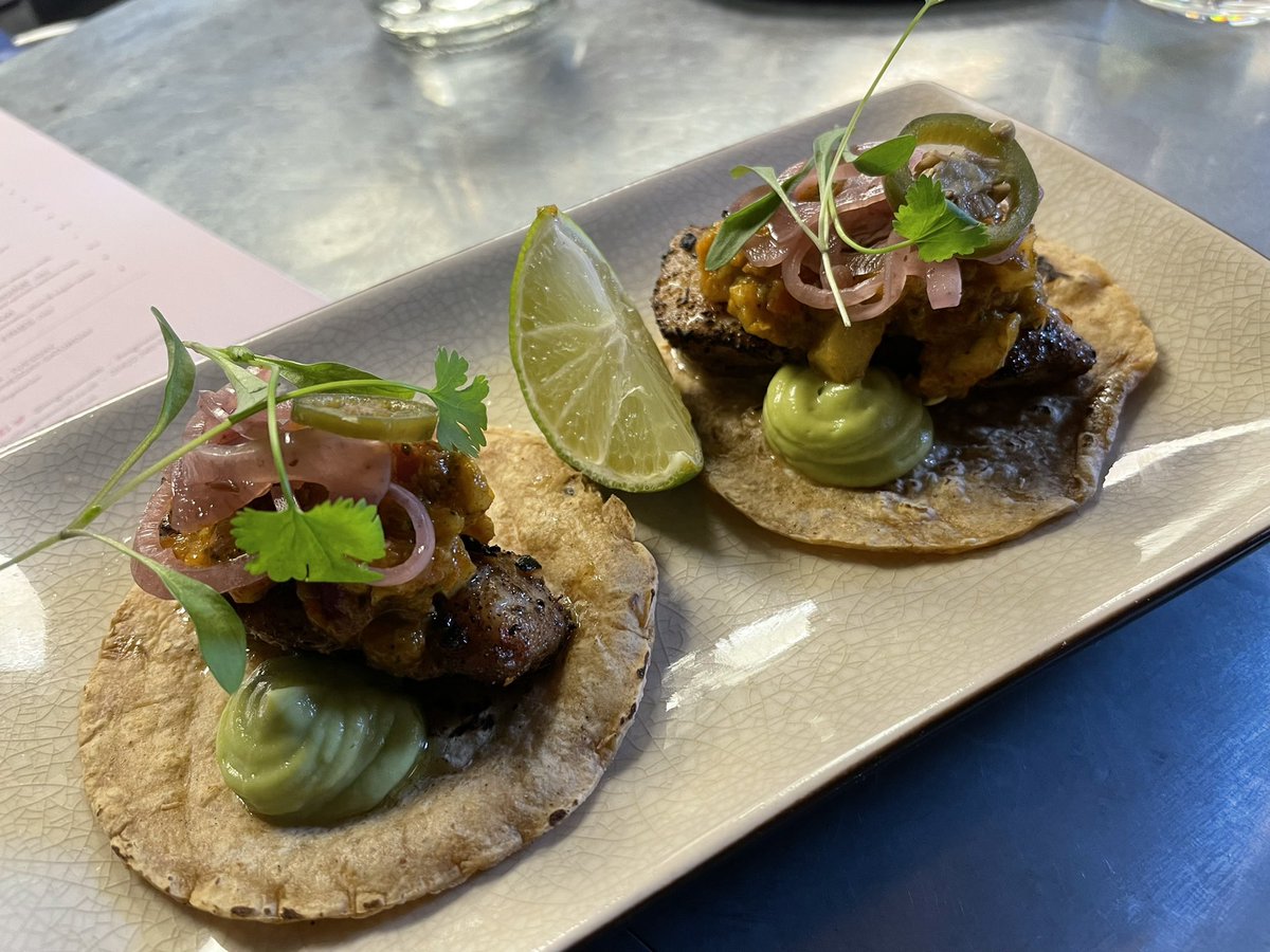 Bapi Bhattacharjee (@bapibhattacharj) on Twitter photo Mini tasting menu courtesy of Mark <a href="/EngineSocialSB/">Engine Social Dining</a> Scallop, pork loin and jerk cod taco with a sublime mango and scotch bonnet salsa. I know we have a few places to get to this year but we need to get this gem back on the list too. <a href="/marshallgary/">Gary Marshall</a> <a href="/ThomHetheringto/">Thom Hetherington</a> <a href="/hopwoodadrian/">adrian hopwood</a> Mini tasting menu courtesy of Mark <a href="/EngineSocialSB/">Engine Social Dining</a> Scallop, pork loin and jerk cod taco with a sublime mango and scotch bonnet salsa. I know we have a few places to get to this year but we need to get this gem back on the list too. <a href="/marshallgary/">Gary Marshall</a> <a href="/ThomHetheringto/">Thom Hetherington</a> <a href="/hopwoodadrian/">adrian hopwood</a>