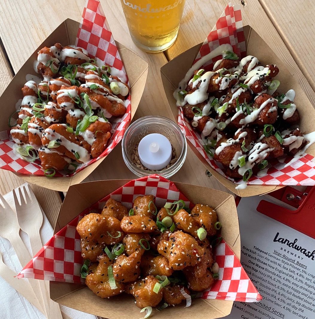 Saucy Mouth (@saucymouthtruck) on Twitter photo Even better than the real thing! Try our LOADED CAULIFLOWER WINGS with @LandwashBrewery’s One Wave Blonde Ale! Choose from three flavours or just get all three!
OPEN TODAY 1-9 / ORDER ONLINE
saucymouth.ca/menu
#FoodToFillYourFace
📍 @LandwashBrewery
🚙 <a href="/GoodsToGoApp/">Goods To Go</a> Even better than the real thing! Try our LOADED CAULIFLOWER WINGS with @LandwashBrewery’s One Wave Blonde Ale! Choose from three flavours or just get all three!
OPEN TODAY 1-9 / ORDER ONLINE
saucymouth.ca/menu
#FoodToFillYourFace
📍 @LandwashBrewery
🚙 <a href="/GoodsToGoApp/">Goods To Go</a>