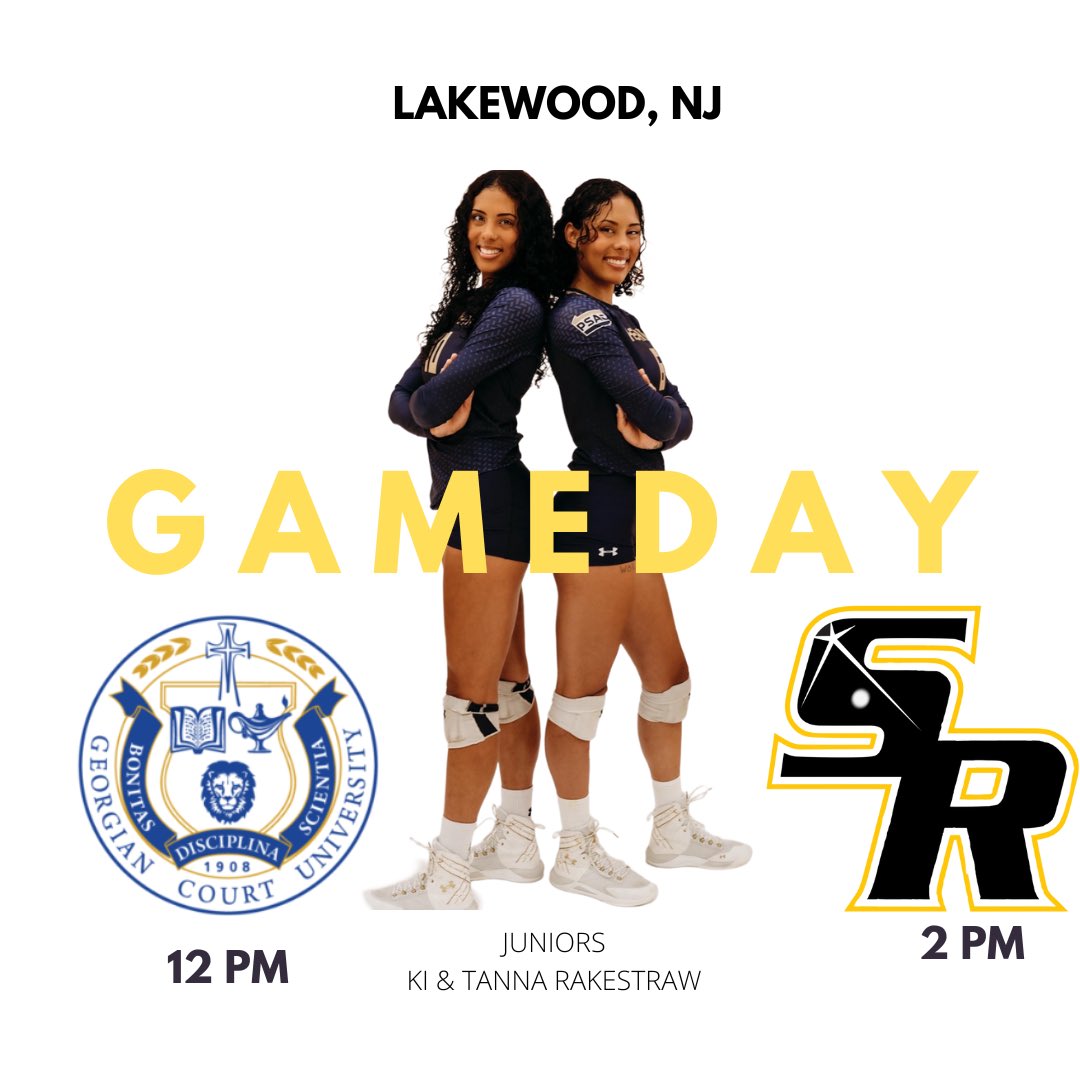 SURAMSVBALL's tweet photo. GAME DAY 🤘🏽🤘🏽

📍: Georgian Court University
⏰: 12 &amp; 2 PM
📆: September 3, 2022 

Watch us live on Georgian Courts website!
#rollrammies 🥳🥳 https://t.co/NX9uqc5ViO