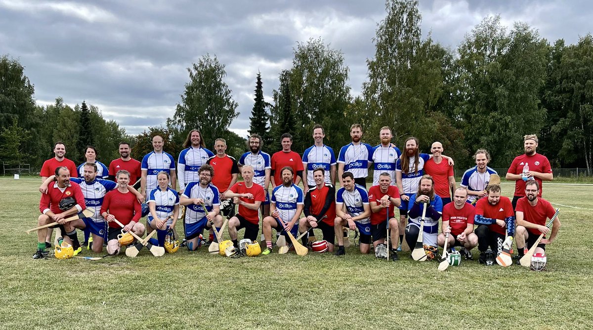 I thought my competitive playing days were long behind me … but a puck around with friends led to more friends joining, to the formation of a club & to today, a distinct highlight of my entire sporting life at the age of 43

Helsinki v Tampere, a new hurling rivalry https://t.co/trzNhFyNy6