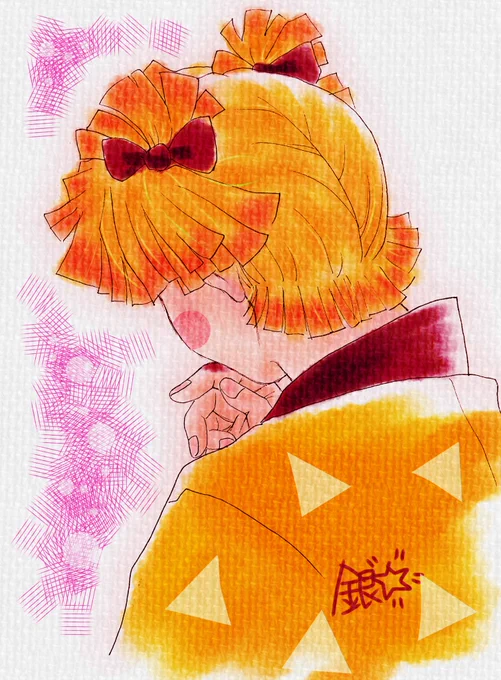 #我妻善逸誕生祭2022結局新規絵は間に合わないので再掲ですが子ちゃんデスハム式が此方で来てくれて嬉しい 