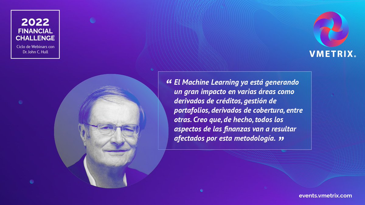vmetrixofficial's tweet photo. Aún estás a tiempo.

Inscríbete y conéctate al segundo webinar “El impacto del Machine Learning en finanzas” del ciclo Financial Challenge de VMetrix.
¡Te esperamos!
Visítanos en https://t.co/QeT4jpnpe2

#financialchallenge2022 #fintechfinance #webinarfinanciero #machinelearning https://t.co/73fNVFZ715