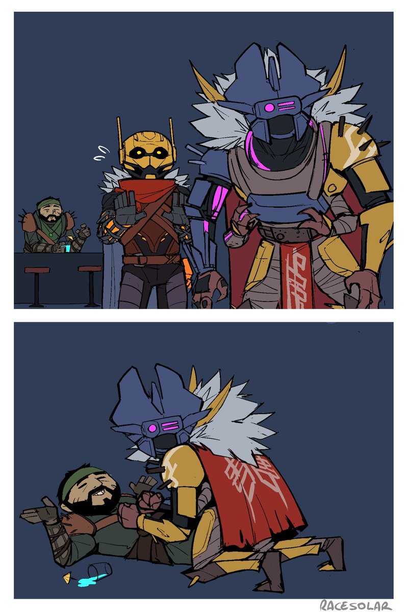 Racesolar's tweet photo. Drifter is a terrible influence #Destiny2 #Destiny2Art https://t.co/mSNQYM7NEZ