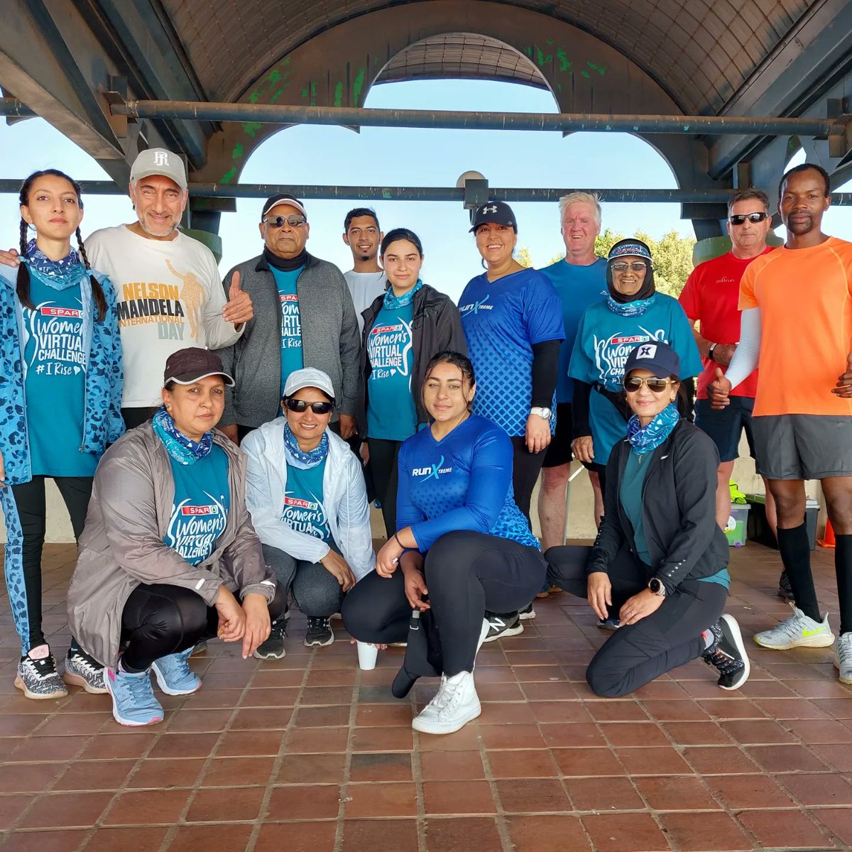 runxtremeac's tweet photo. Spring is in the air! What a fantastic turnout for the SPAR Virtual Challenge this morning with RunXtreme.
#RunXtreme #IRise #SPARVirtualChallenge #blueteam 💙 https://t.co/EDPfOe3zgr