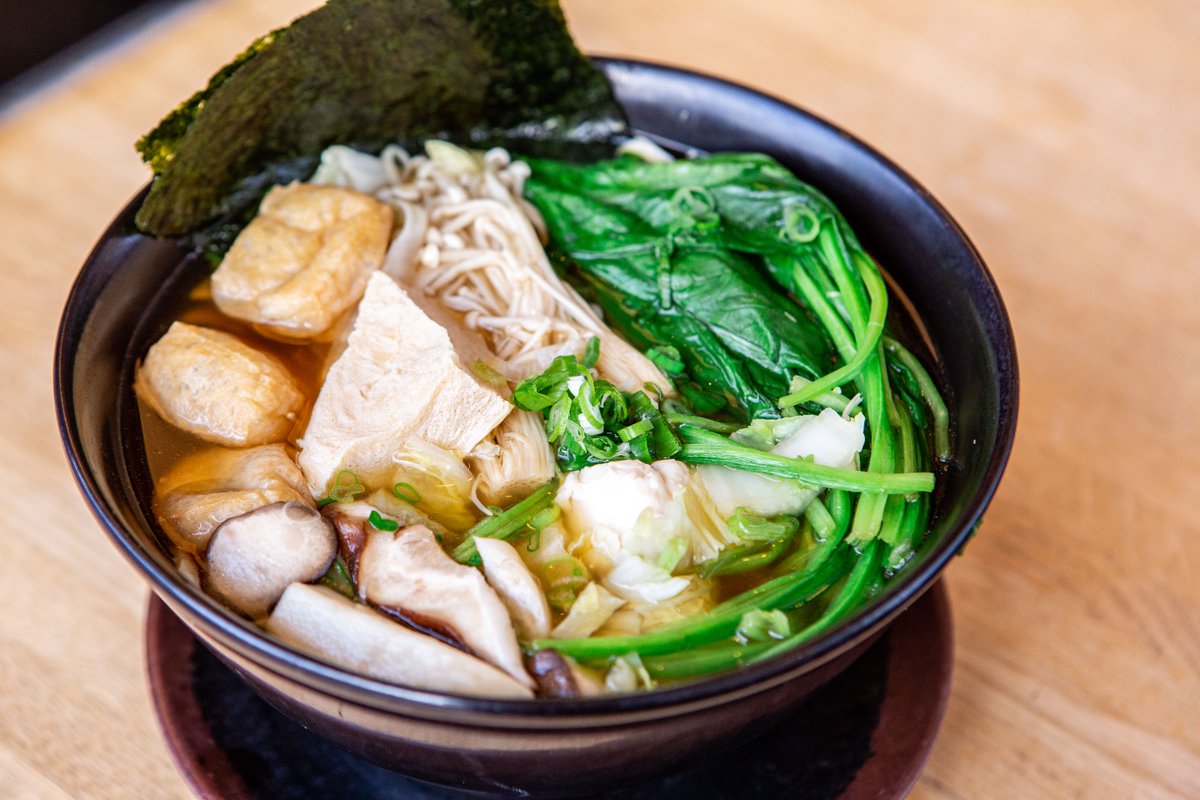 Vegetarian ramen for when you need your greens 🥬