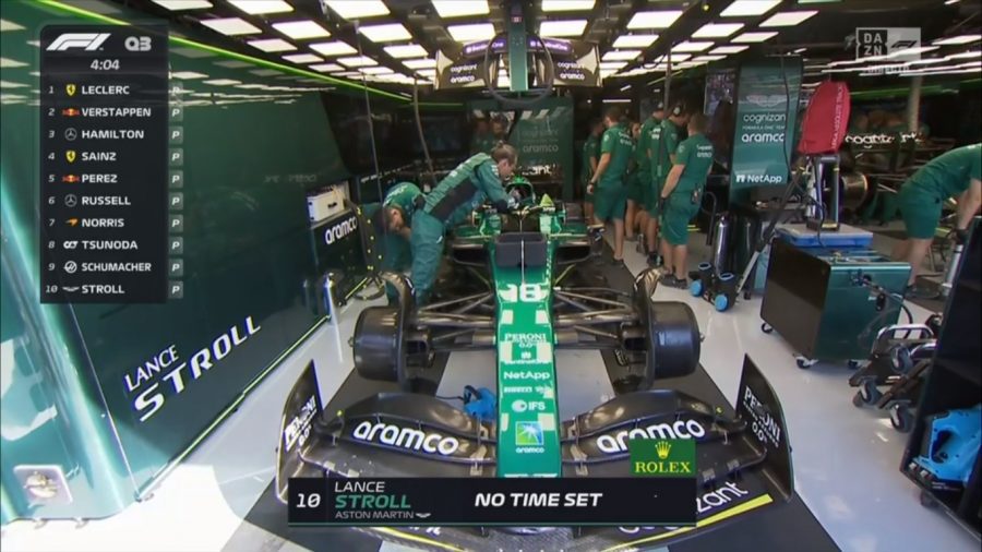 Stroll problemi aston martin Qualifica F1 Olanda Zandvoort