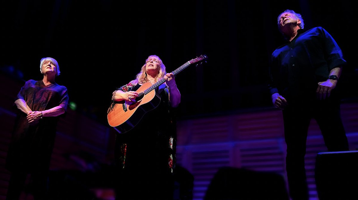 Godistherain's tweet photo. "Say Grace" performed by Gretchen Peters @gretchenpeters with Kim Richey @kimrichey and Barry Walsh @barelywashed at King's Place @KingsPlace Superb!! Thank you!! #theShow #LiveFromTheUK #GretchenPeters #KingsPlace #London https://t.co/nEOFnQFYrY