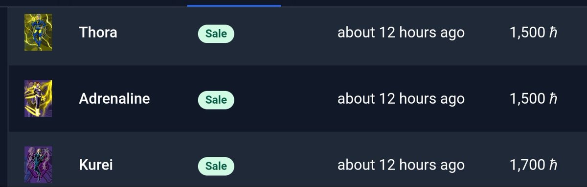 HederanComics's tweet photo. SECONDARY SALES UPDATE. 🔥🔥🔥

10 Magnificent SUPES were sold for the duration of 13 hours!! 👀

Currently ranked 7th on the list of @ZuseMarket's Top Collections. 🙏🦸

I guess someone is making a football team. Lol 😂

#HBARNFT #HederaHeatWave #HederaNFT #HBARbarians https://t.co/XKPntnyfm6