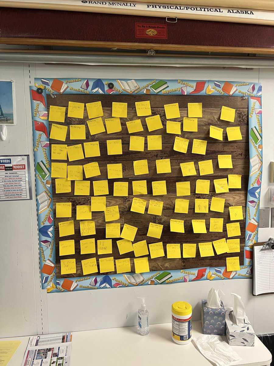 MrRondot's tweet photo. Getting students to take ownership of classroom expectations from the first week:

Step 1: students generate every rule/expectation they think is needed in our classroom https://t.co/C1rRfr0XVW