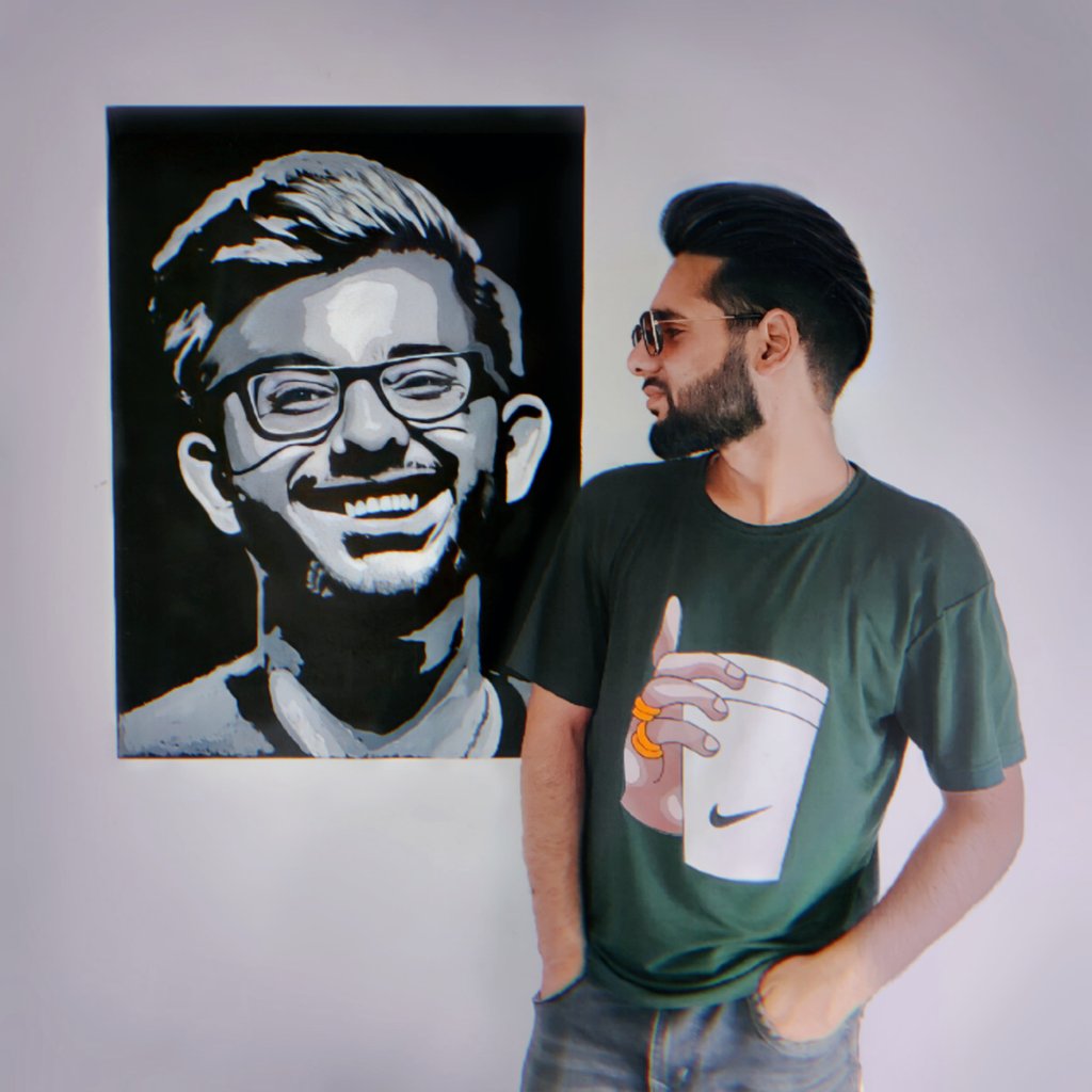 basitmushtaqart's tweet photo. CARRY 👓 @CarryMinati
#basitmushtaq #carryminati https://t.co/AxYfcAoRxd
