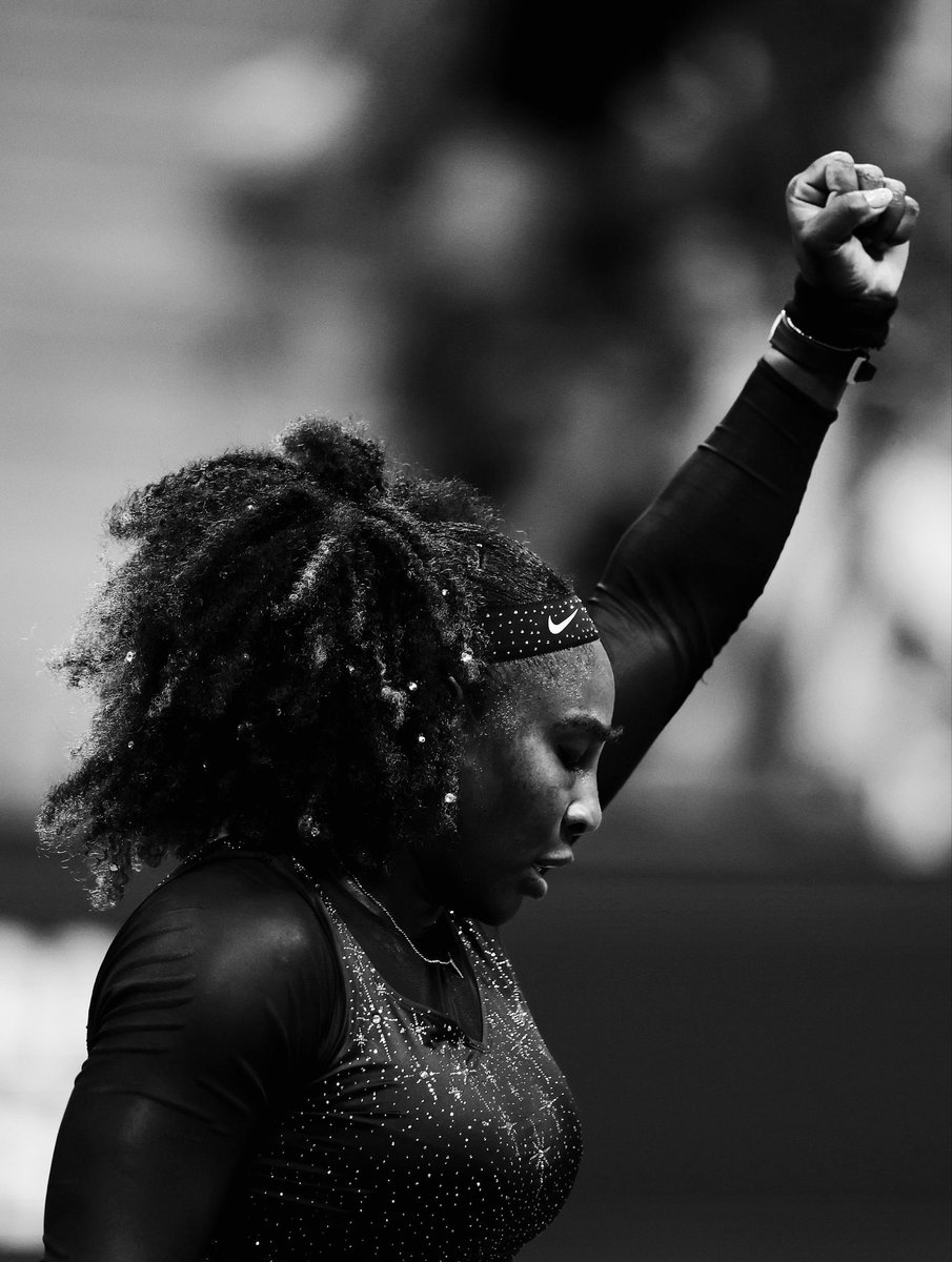 A champion and role model for so many. Thank you for making Black Girl Magic a reality. #finishedstrong