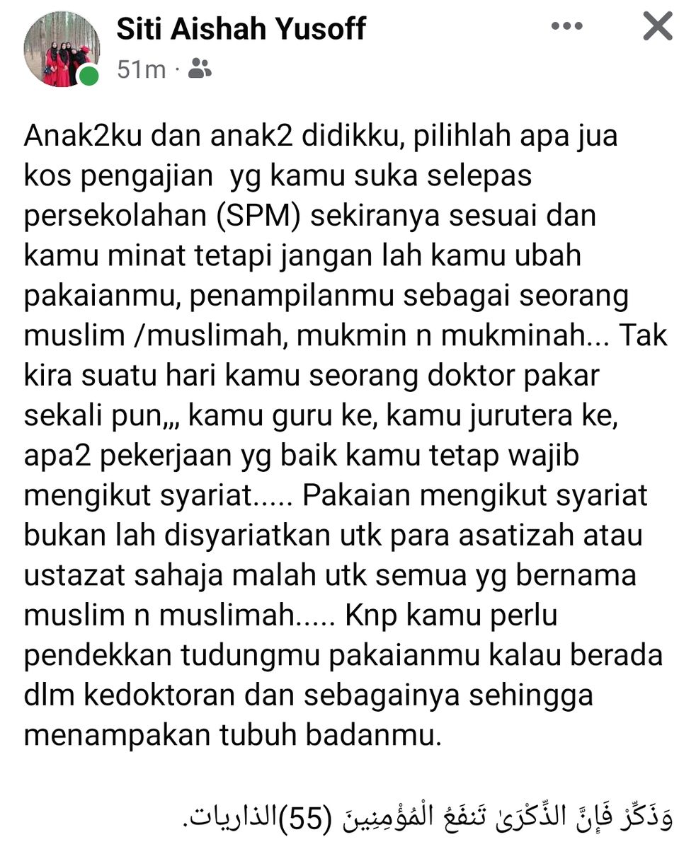 fiynursuffi's tweet photo. Nasihat yang penuh bermakna dari seorang guru buat kita semua 💎

#alumnismkakerian https://t.co/2QK7IkLzMh