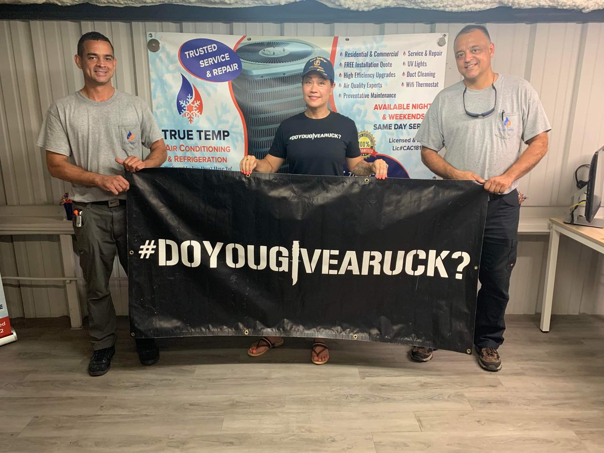 DoYouGiveARuck's tweet photo. #TrueTempLLC #2ndAnnualFamilyFunRuck #BronzeSponsor #PickUpYourRuck #FollowUs #DYGAR #DDS4Vets #IRSC #SarahsKitchen #SupportLocalVeterans #Army #Navy #Marines #CoastGuard #AirForce #SpaceForce #SupportSmallBusiness #SupportLocalBusiness #SupportLocalVeterans #BeTheChange https://t.co/TRFREyJaSL