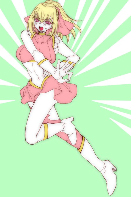 一日一枚。ルストちゃん変身ポーズ案。 