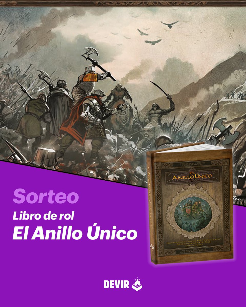 DevirAmericas's tweet image. 📣 ALERTA DE #SORTEO 📣 Celebramos el estreno de #LosAnillosdePoder a lo grande 🤩 ¡Vive tus propias aventuras en la Tierra Media con el juego de #rol de #ElAnilloUnico! Para participar: Sigue a @deviramericas + FAV + RT. Tienes tiempo hasta el próximo viernes 9 de septiembre 📆