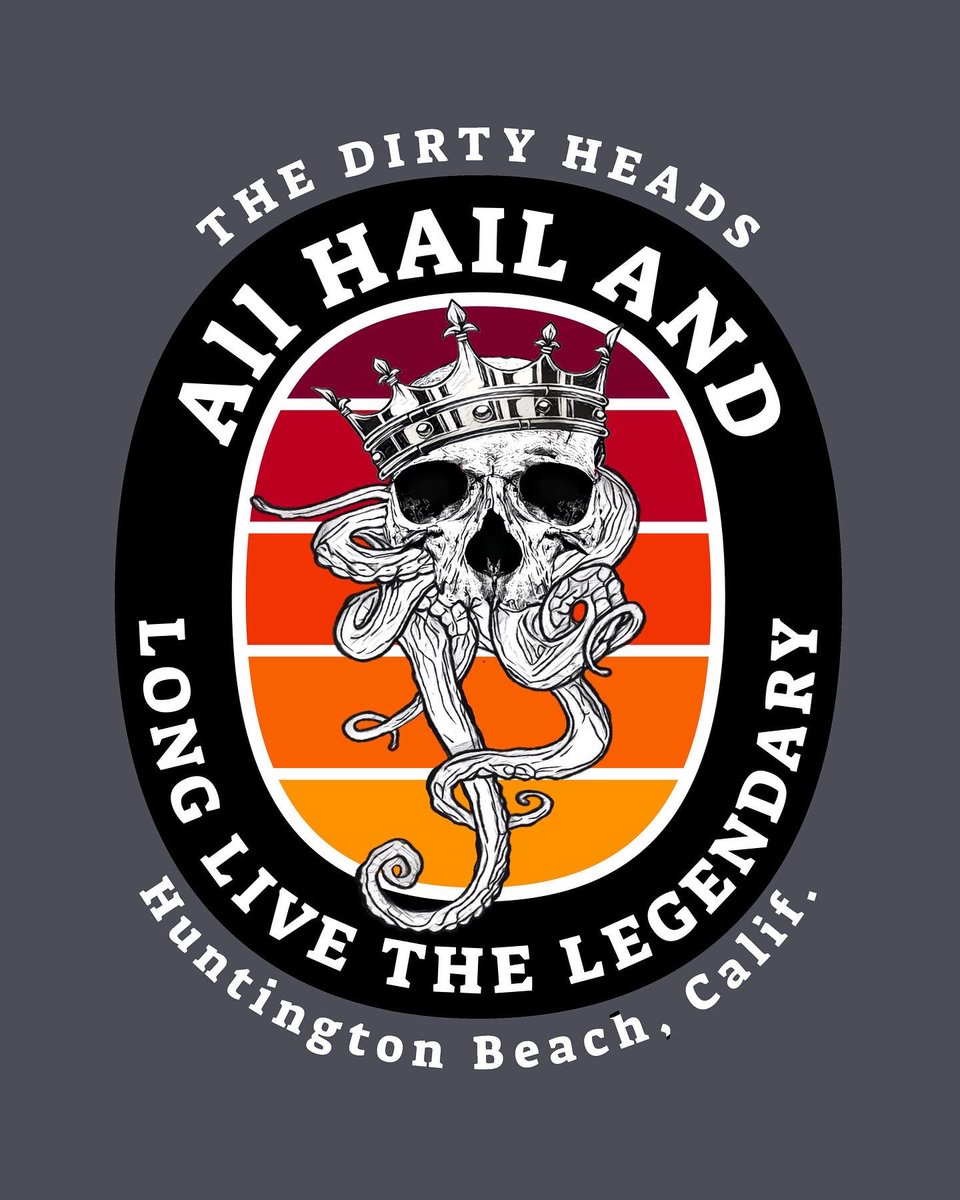 CleatAndCrayon's tweet photo. Two color schemes for a @dirtyheads fan art design. The new album is 🔥💀👑 
#dirtyheads #duddyb https://t.co/OmexYIGpNw