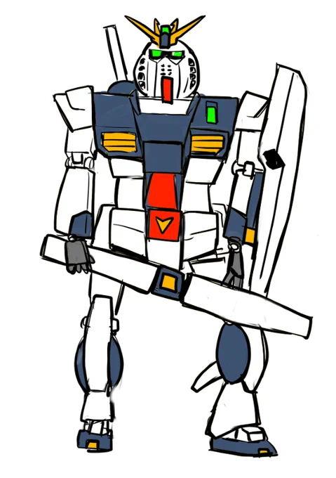 へたれてみました。#νガンダムの日 