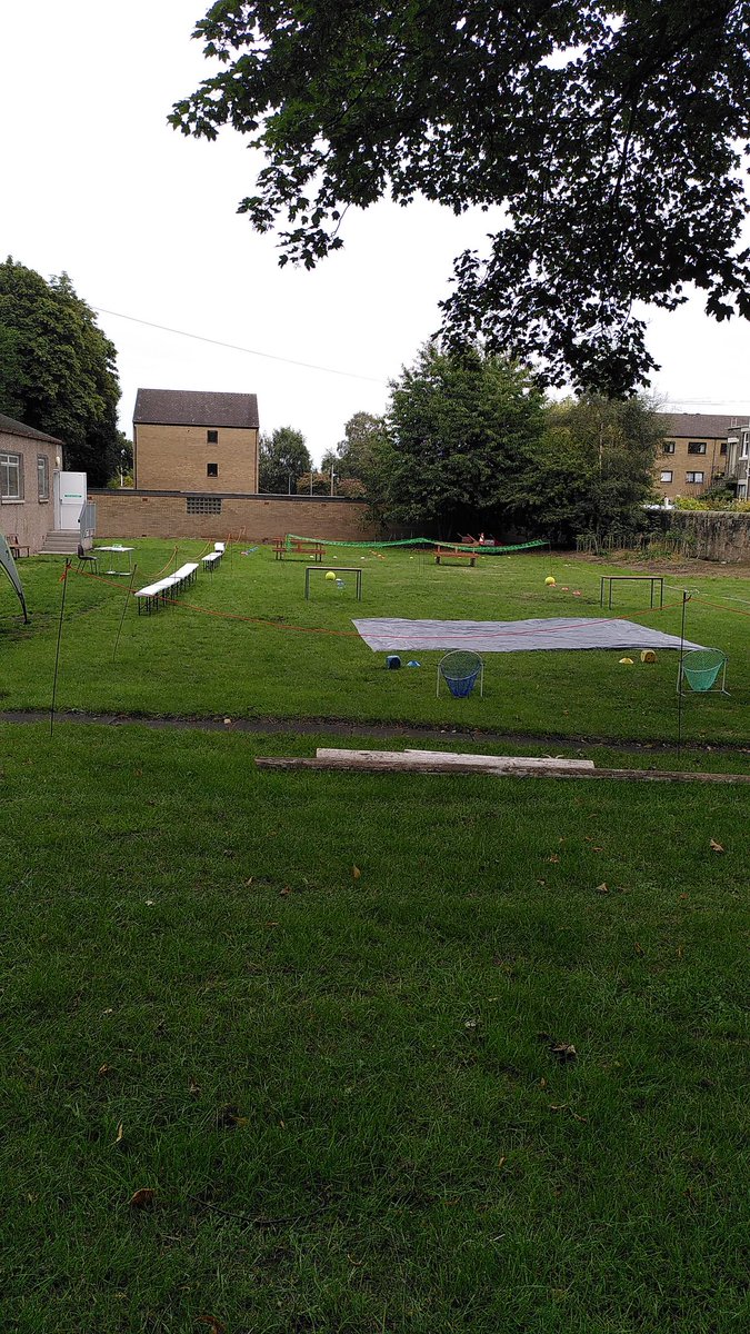 All set for our Highland games - weather looking great just now!