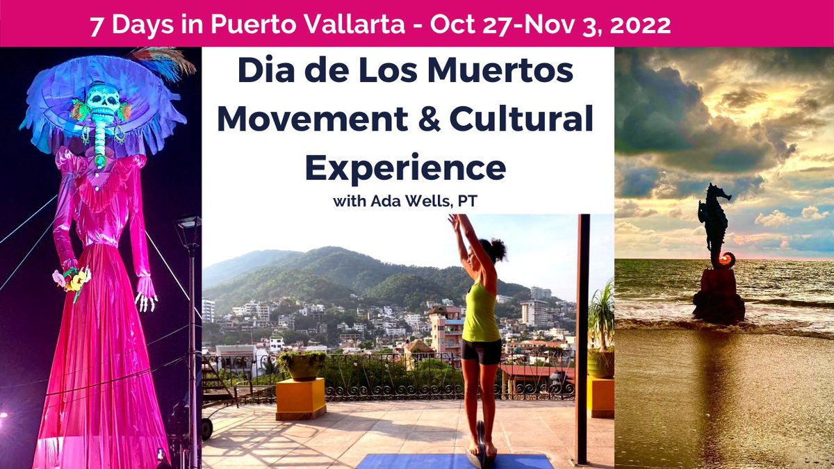 Some daily Pilates mixed with urban hiking around Puerto Vallarta to become immersed in one of the most vibrant holidays of the year. 

Details here (must be able to handle walking up/down hills, stairs, cobblestone streets). bewellstaywell.net/cdaretreats