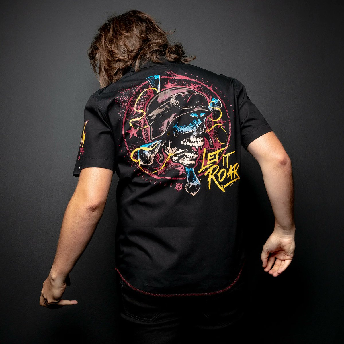 wornstar's tweet photo. BRAND NEW! Let It Roar Work Shirt | IN STOCK
https://t.co/8QpdJJI4Mp | Available in sizes SMALL-3XL
#wornstar #wornstarclothing #driftercollection #letitroar #workshirt #rocknrollclothing https://t.co/T3I6X4ZECF