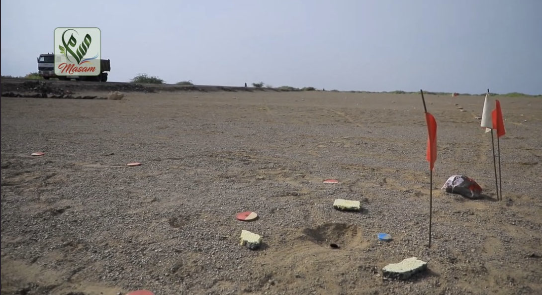 #اليمن قطع مع فرق #مسام بجهودها الإنسانية الرائدة، مشوارًا مبشرًا على طريق التخلص الموسع  والشامل، من الألغام المهلكة للنسل والحرث.