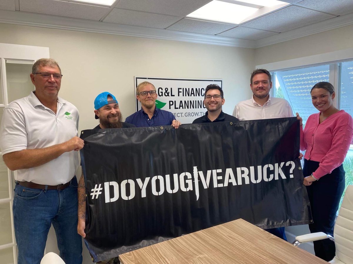 DoYouGiveARuck's tweet photo. #GAndLFinancial #2ndAnnualFamilyFunRuck #PlatinumSponsor #PickUpYourRuck #FollowUs #DYGAR #DDS4Vets #IRSC #SarahsKitchen #SupportLocalVeterans #Army #Navy #Marines #CoastGuard #AirForce #SpaceForce #SupportSmallBusiness #SupportLocalBusiness #SupportLocalVeterans #BeTheChange https://t.co/9t9dpatoHS