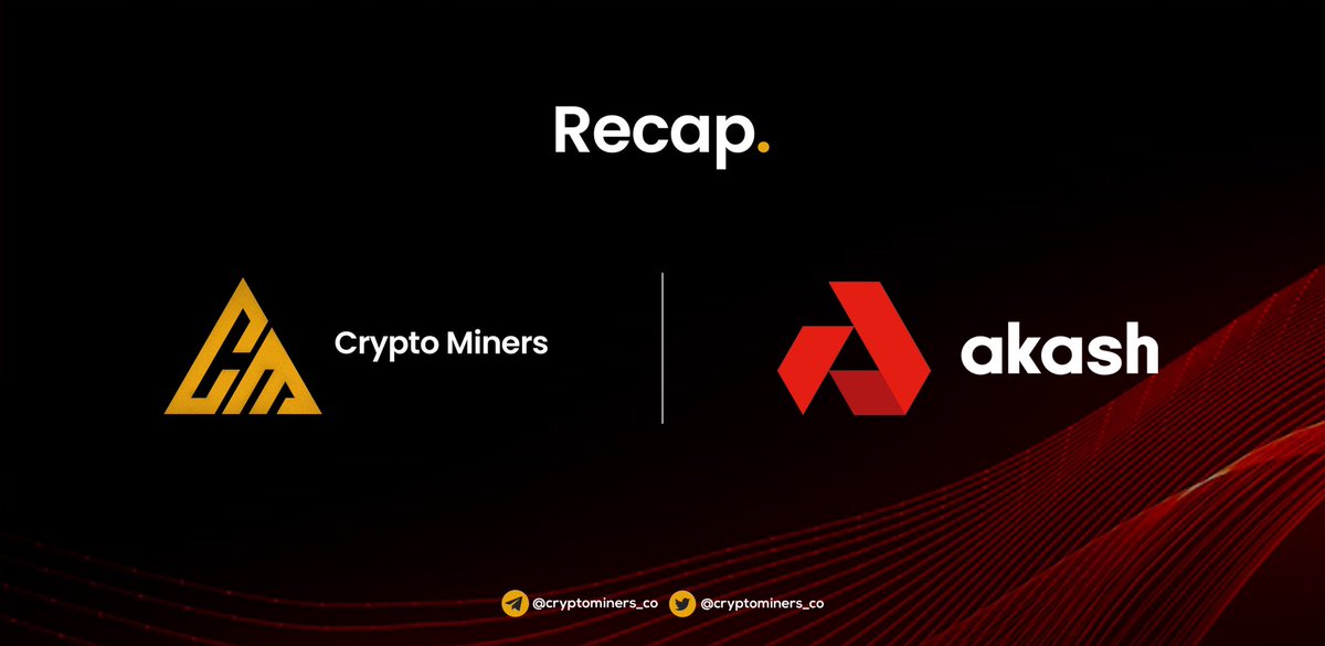 CryptoMiners_Co's tweet photo. 🗣AMA Recap: Crypto Miners x Akash Network 💬
📆On August 9, 2022, We Organized an AMA session attended by @gregosuri, CEO of @akashnet
▶️ Akash Network is a Distributed Peer-to-Peer Marketplace for Cloud Compute.
📌Full Article
https://t.co/moXiovKr6b
#AKASH #AKT #OGSeries https://t.co/iEbLA1DUxY