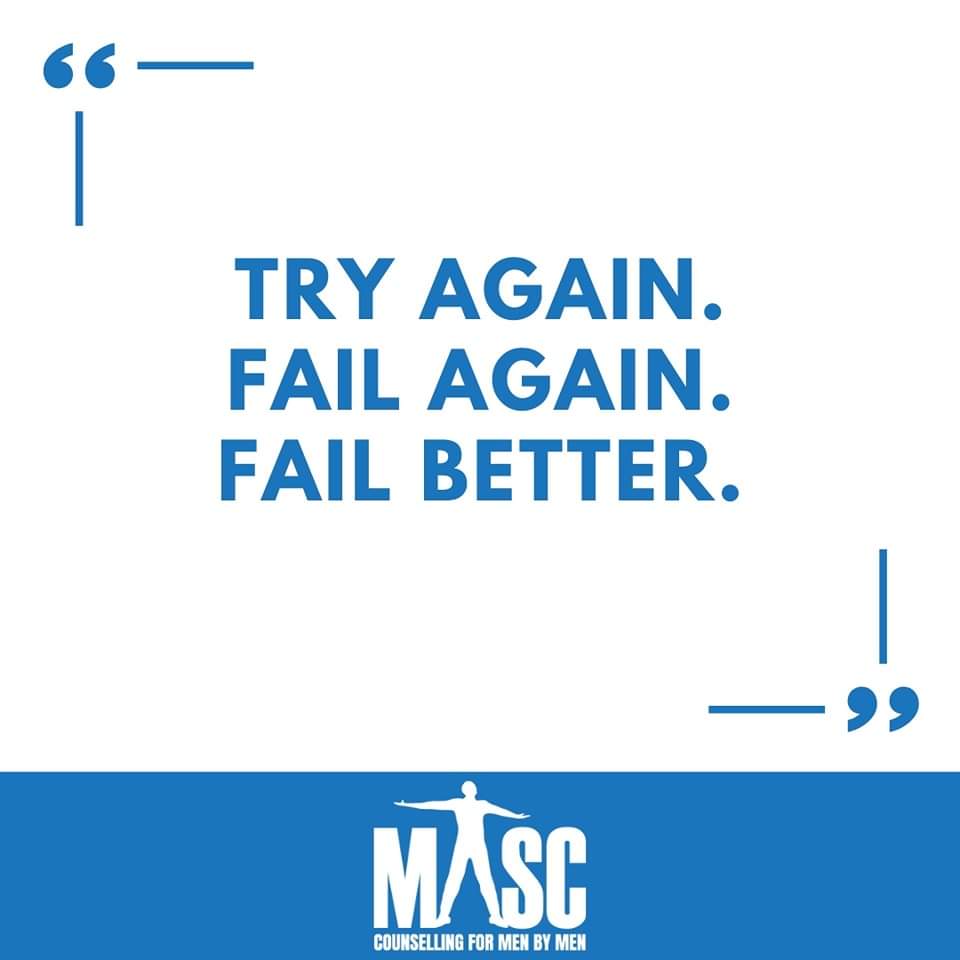 mascbda's tweet photo. Perseverance through failure and rejection is a learning experience from which we can learn to "fail better" next time.
Try looking for positive action and do not stop until you arrive at your desired outcome.
.
.
.
.
#MASC #MascBermuda #MascMenHeal #mentalhealthadvocate https://t.co/zP7pwl2hLg