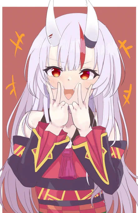 余は4周年!#百鬼あやめ4周年 #百鬼絵巻 