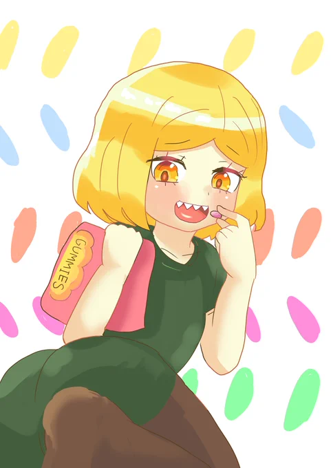 #1日1バニヤン #FGO グミを食べるバニヤン 