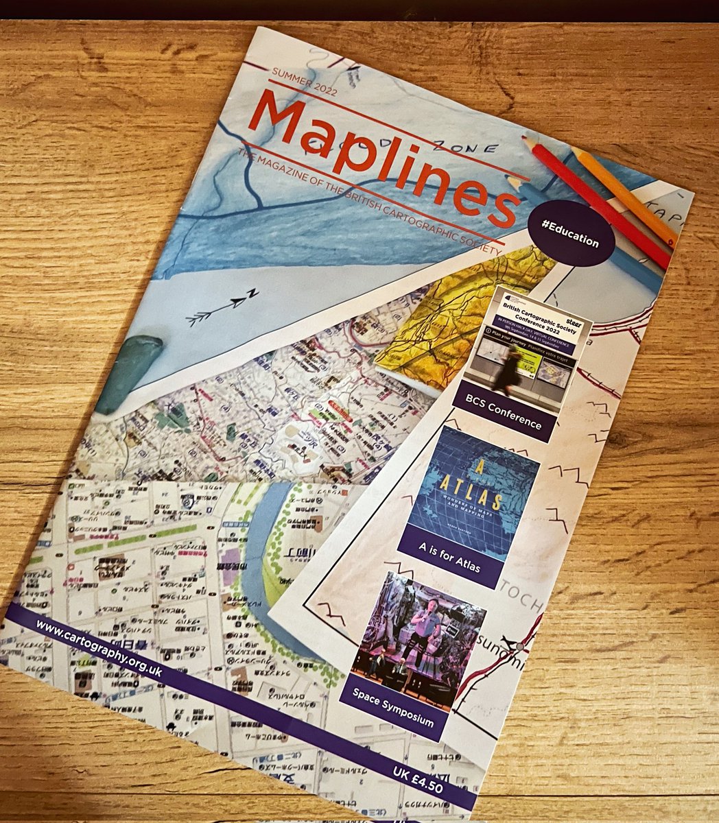 oana_candit's tweet photo. I'm always excited and grateful when a new issue of #Maplines magazine arrives in the post. It will be my best read this weekend! https://t.co/uTAH9N0XUK
