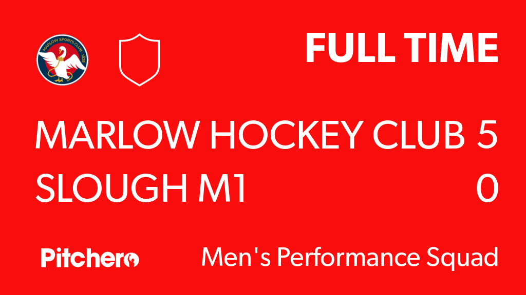 MarlowHC's tweet photo. FULL TIME: Marlow Hockey Club 5 - 0 Slough M1
#MARSLO #Pitchero
https://t.co/3fdOz66EOq https://t.co/coRZvO042z
